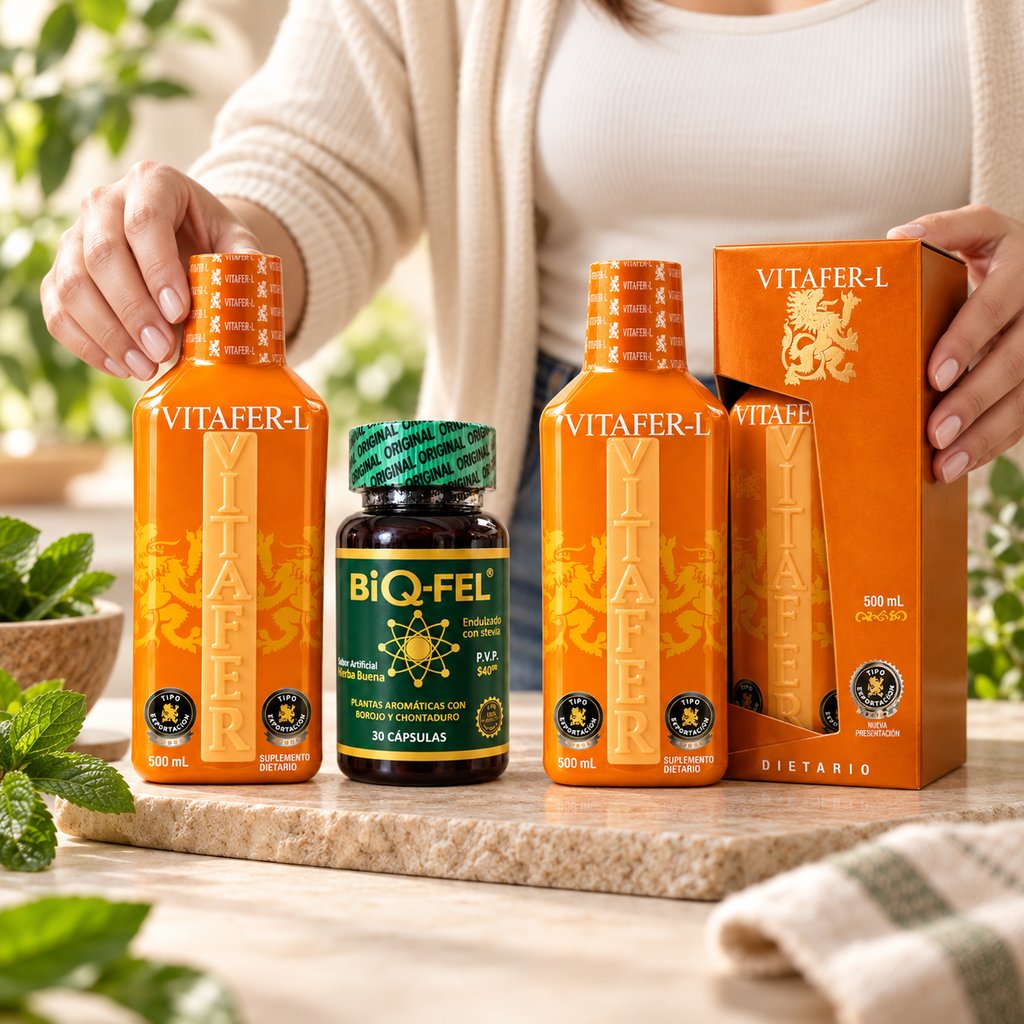 Combo BIOWELLNESS – 2 Vitafer-L + 1 BIQ-FEL